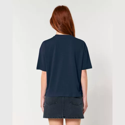 Stella Nova női boxy póló (2XL, French Navy)