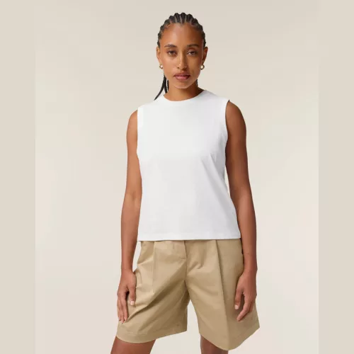 Stella Mia női ujjatlan felső (XL, White)