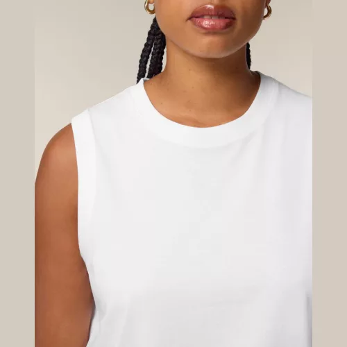 Stella Mia női ujjatlan felső (XS, White)