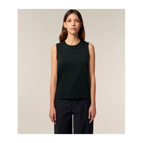 Stella Mia női ujjatlan felső (L, Black)