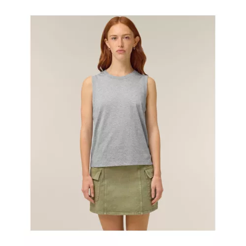 Stella Mia női ujjatlan felső (L, Heather Grey)