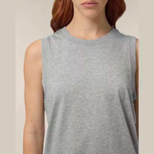 Stella Mia női ujjatlan felső (S, Heather Grey)