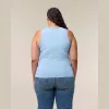 Stella Ava női testhezálló trikó (2XL, Blue Soul)