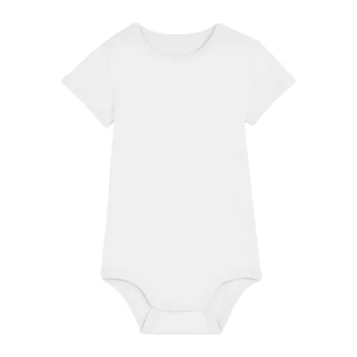 Baba rövid ujjú body (6-9 m/68-74cm, White)