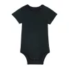 Baba rövid ujjú body (0-3 m/56-62cm, Black)