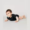 Baba rövid ujjú body (3-6 m/62-68cm, Black)