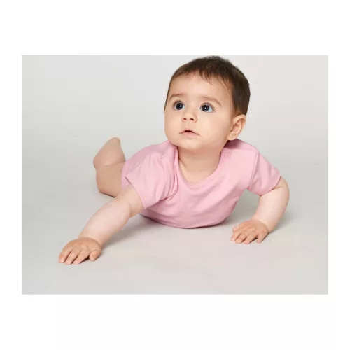 Baba rövid ujjú body (18-24 m/86-92cm, Cotton Pink)