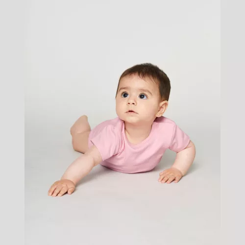 Baba rövid ujjú body (6-9 m/68-74cm, Cotton Pink)