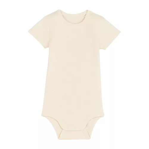 Baba rövid ujjú body (12-18 m/80-86cm, Natural Raw)