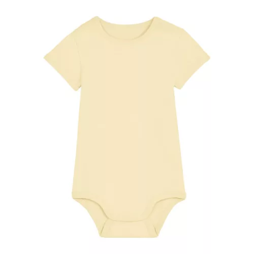 Baba rövid ujjú body (12-18 m/80-86cm, Butter)