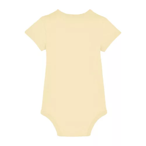 Baba rövid ujjú body (6-9 m/68-74cm, Butter)