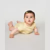 Baba rövid ujjú body (6-9 m/68-74cm, Butter)