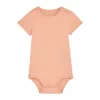 Baba rövid ujjú body (0-3 m/56-62cm, Fraiche Peche)