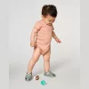 Baba rövid ujjú body (0-3 m/56-62cm, Fraiche Peche)