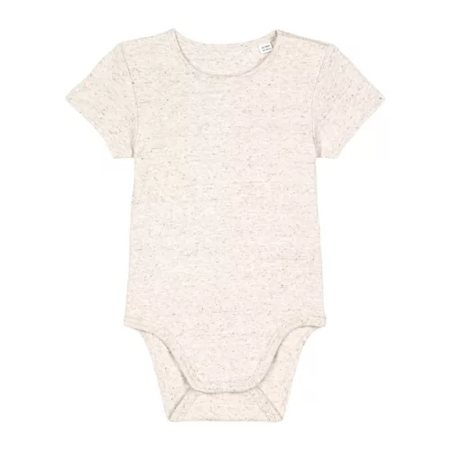 Baba rövid ujjú body (12-18 m/80-86cm, Eco Heather)