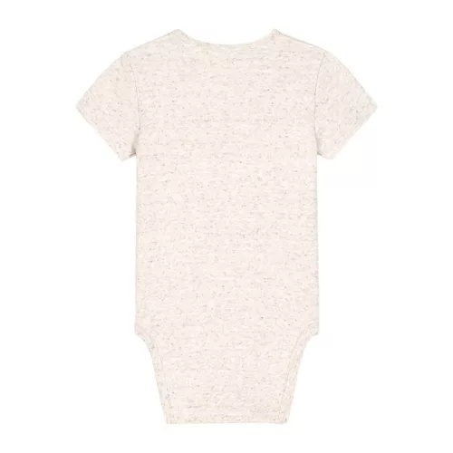 Baba rövid ujjú body (9-12 m/74-80cm, Eco Heather)