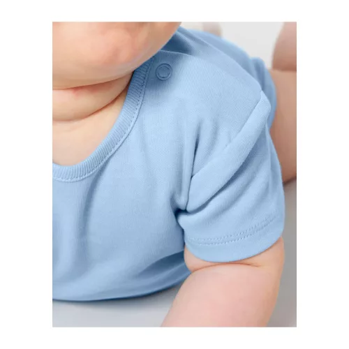 Baba rövid ujjú body (0-3 m/56-62cm, Blue Soul)