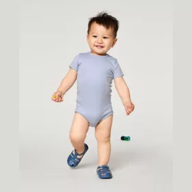 Baba rövid ujjú body (9-12 m/74-80cm, French Navy)