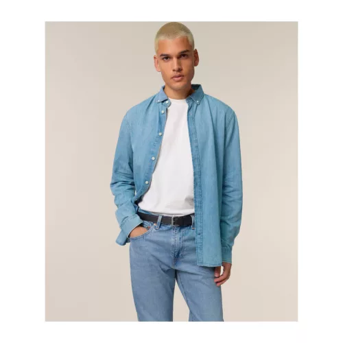 Stanley férfi farmering (XL, Light Wash)