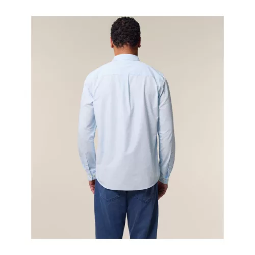 Stanley Styler férfi poplin ing (L, Summer Blue)
