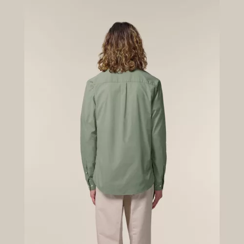 Stanley Styler férfi poplin ing (S, Soft Khaki)