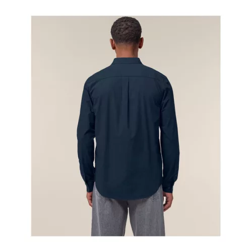 Stanley Styler férfi poplin ing (4XL, French Navy)