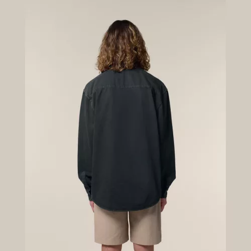 Worker uniszex laza ing (XL, G. Dyed Black Rock)