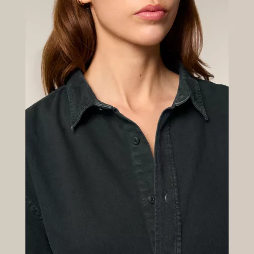 Worker uniszex laza ing (2XL, G. Dyed Black Rock)