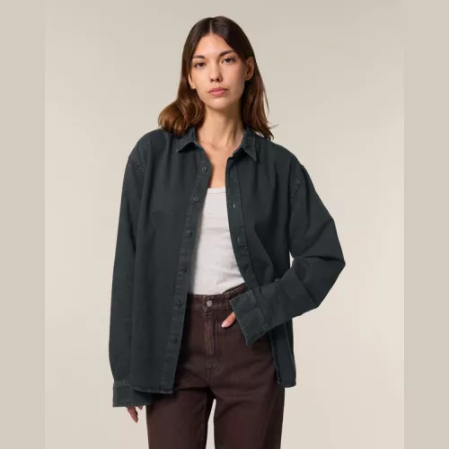 Worker uniszex laza ing (2XL, G. Dyed Black Rock)
