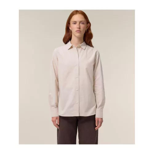 Stella női Oxford ing (2XL, Beige Oxford)