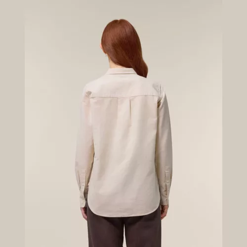 Stella női Oxford ing (3XL, Beige Oxford)