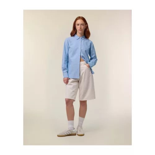 Stella női Oxford ing (3XL, Blue Oxford)
