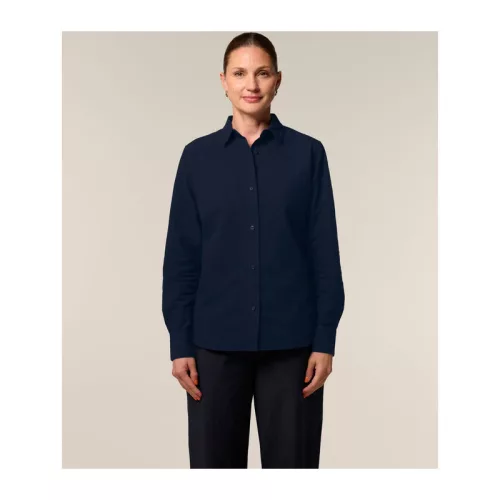 Stella női Oxford ing (3XL, French Navy)