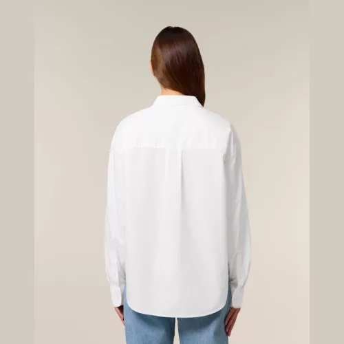 Stella Styler női lezser poplin ing (2XL, White)