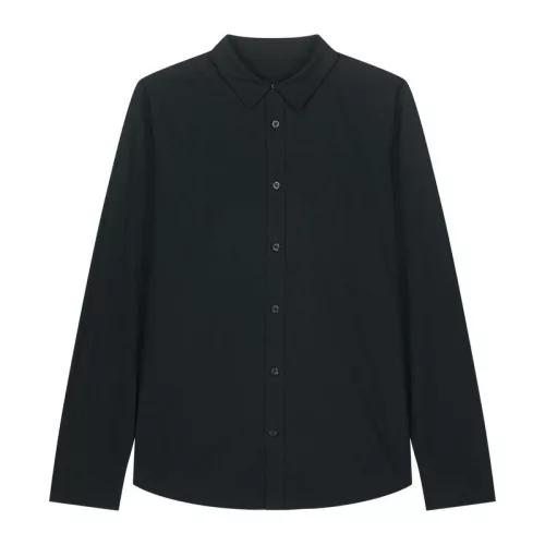 Stella Styler női lezser poplin ing (L, Black)