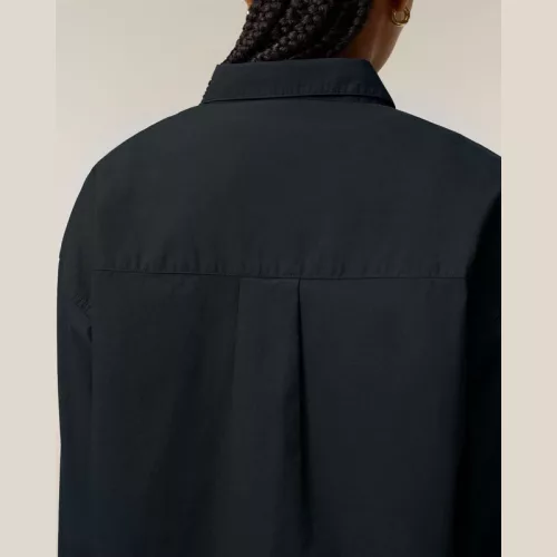 Stella Styler női lezser poplin ing (M, Black)