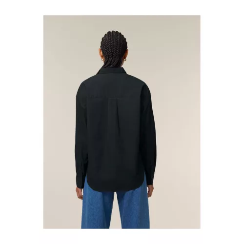 Stella Styler női lezser poplin ing (XS, Black)