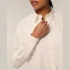Stella Styler női lezser poplin ing (XS, Cream)