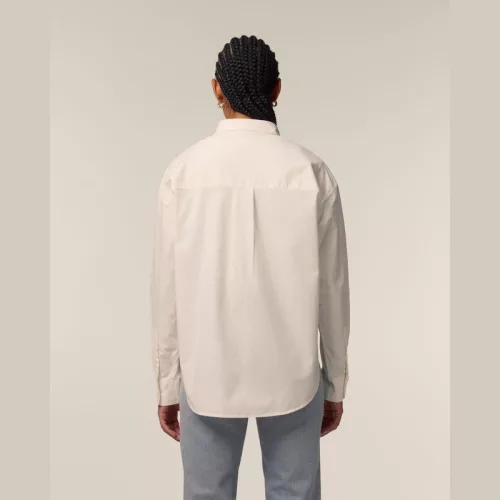 Stella Styler női lezser poplin ing (XS, Cream)