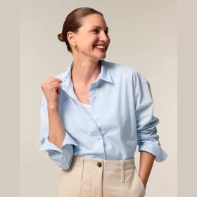Stella Styler női lezser poplin ing (S, Summer Blue)