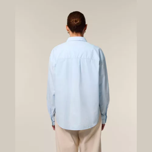 Stella Styler női lezser poplin ing (S, Summer Blue)