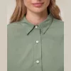 Stella Styler női lezser poplin ing (M, Soft Khaki)