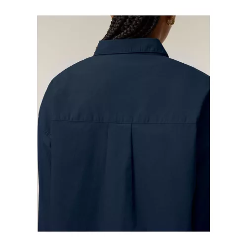 Stella Styler női lezser poplin ing (XS, French Navy)