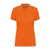 LADIES' SHORT-SLEEVED POLO SHIRT (2XL, Orange)