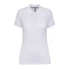 LADIES' SHORT-SLEEVED POLO SHIRT (L, Arctic White)