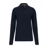 MEN'S LONG-SLEEVED POLO SHIRT (2XL, Navy)