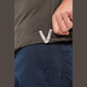 MEN'S LONG-SLEEVED POLO SHIRT (5XL, Oxford Grey)
