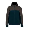 UNISEX 3-LAYER TWO-TONE BIONIC SOFTSHELL JACKET (L, Navy/Dark Grey)