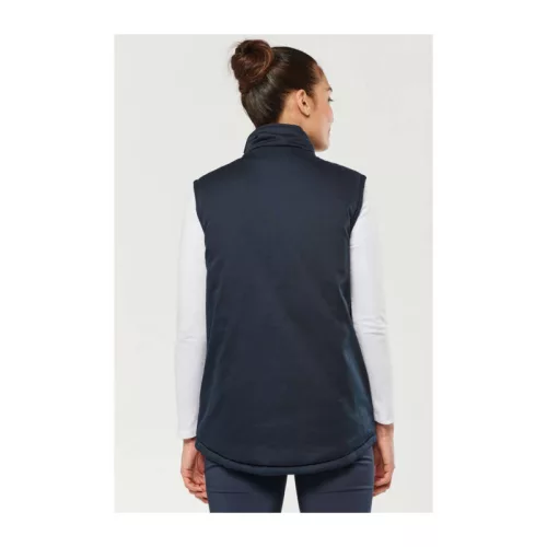 UNISEX PADDED MULTI-POCKET POLYCOTTON VEST (5XL, Navy)