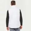 UNISEX PADDED MULTI-POCKET POLYCOTTON VEST (3XL, White)